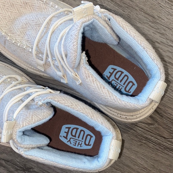 Hey Dude Reyes Heathered Ivory Shoes - Picture 6 of 6